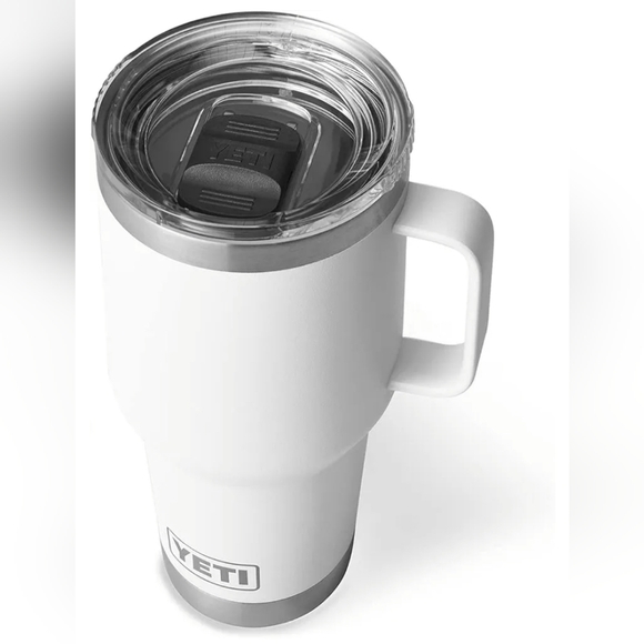 YETI Rambler 30 oz Travel Mug with Stronghold Lid White NEW NWT - Picture 2 of 3